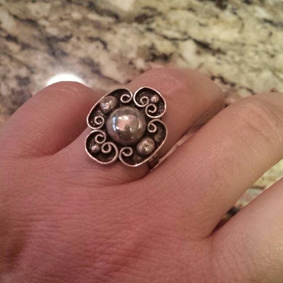 Scandinavian design sterling silver ring