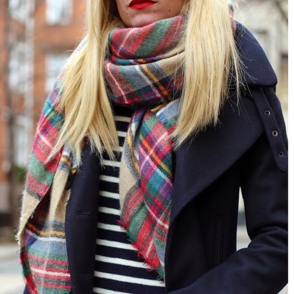 Boutique Accessories - Plaid Scarf