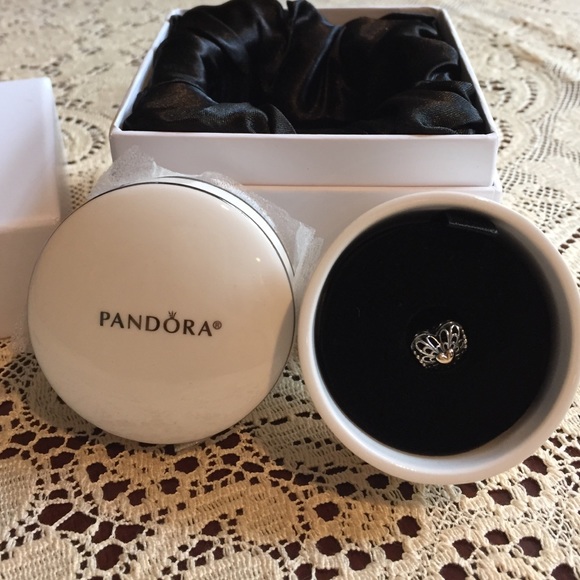 pandora vintage heart charm