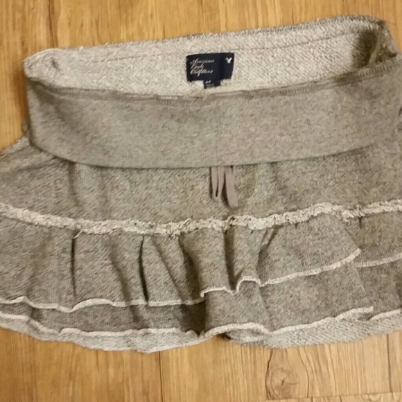 American eagle grey cotton skirt, size small