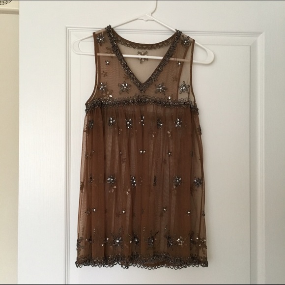 Beaded top.  Tracy Reese.