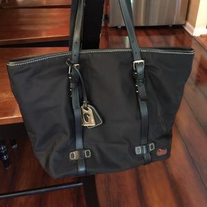 Authentic Dooney & Bourke Black Nylon Bag
