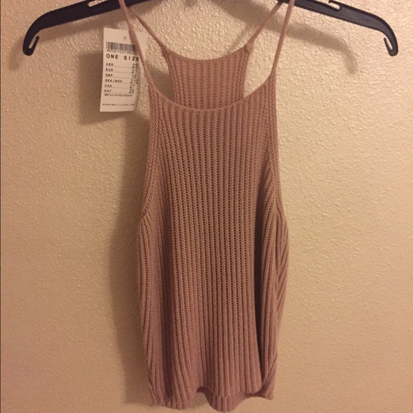 NWT Brandy Melville lilac/pink crop top