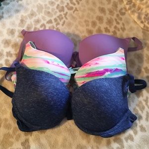 Victoria's Secret Pink bras