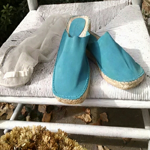 *NEW* David Brooks Espadrille Slides Sz 10