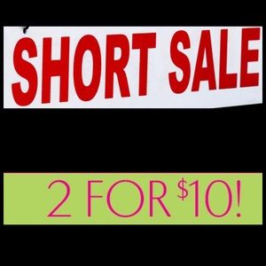 Get 2 pairs of shorts for $10.00