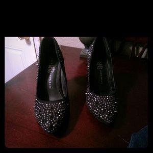 Rock and republic  spike studded heels