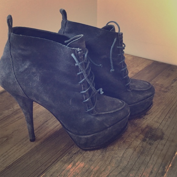 Elizabeth & James Suede Platform Booties