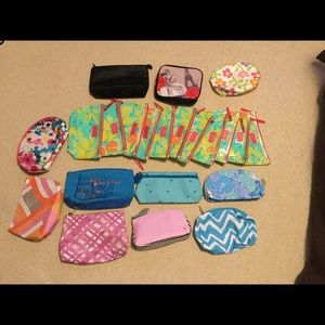 23 PC brand new make up bags