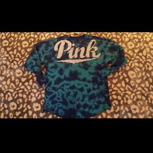 Victoria's Secret Pink tye dye crew nwt