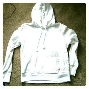 America Eagle White Hoodie