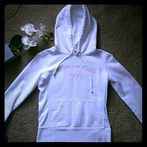 White American Eagle Hoodie