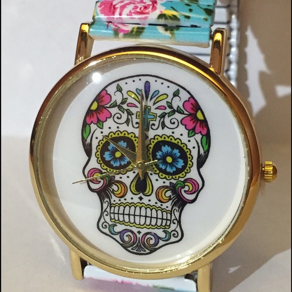 New sugar skull watch