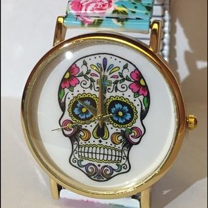 New sugar skull watch