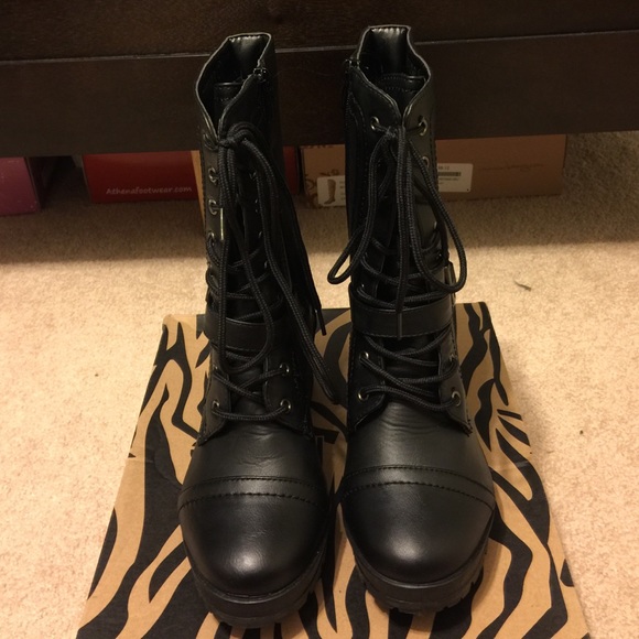 Bella Marie Black Boots (New)