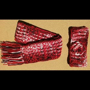 Crocheted Scarf and Headband Set