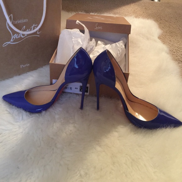 Christian Louboutin Shoes - IRIZA 120 PATENT PERVENCHE CHRISTIAN LOUBOUTIN