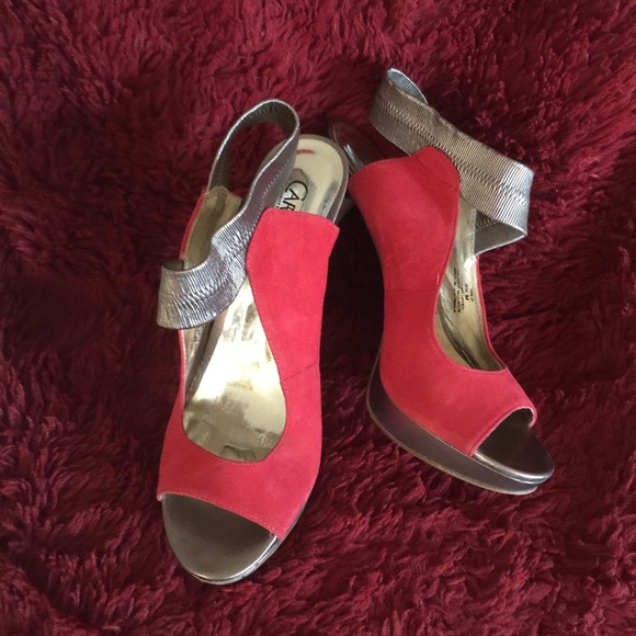 Ladies Suede Heel