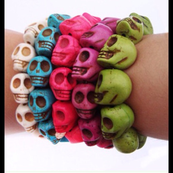 Sugar skull bracelet