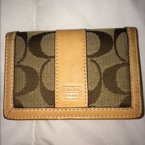 Coach Card Wallet/Business Card Holder