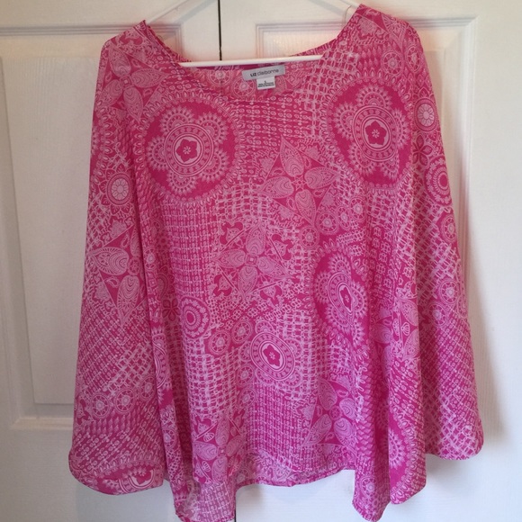 PINK SHEER PONCHO