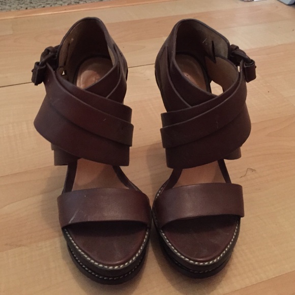 Burgundy LAMB high heels, send an offer ! - Picture 1 of 3