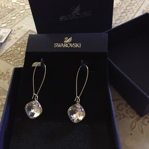 Swarovski  clear earrings