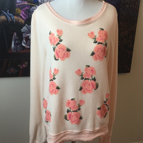 Wildfox Sweaters - Wildfox floral jumper