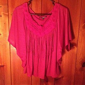 NWOT fringe top
