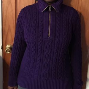 🐎Purple Ralph Lauren sweater🐎