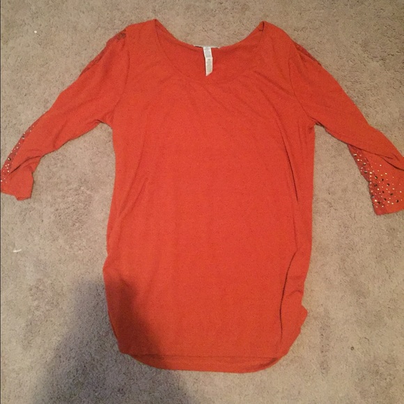 Orange shirt