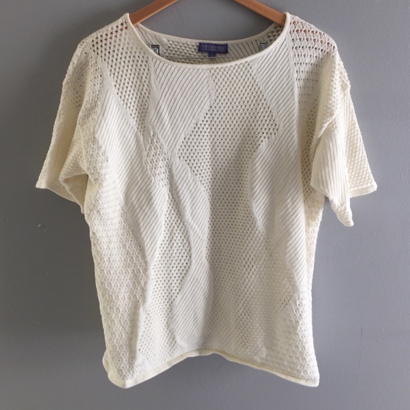 Vivienne Vivienne Tam Mesh Knit Top