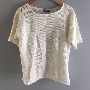 Vivienne Vivienne Tam Mesh Knit Top