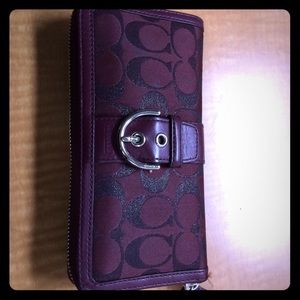 Coach clutch wallet