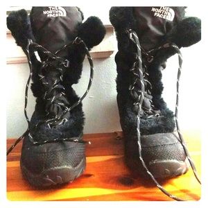 North face lace up winter boots new