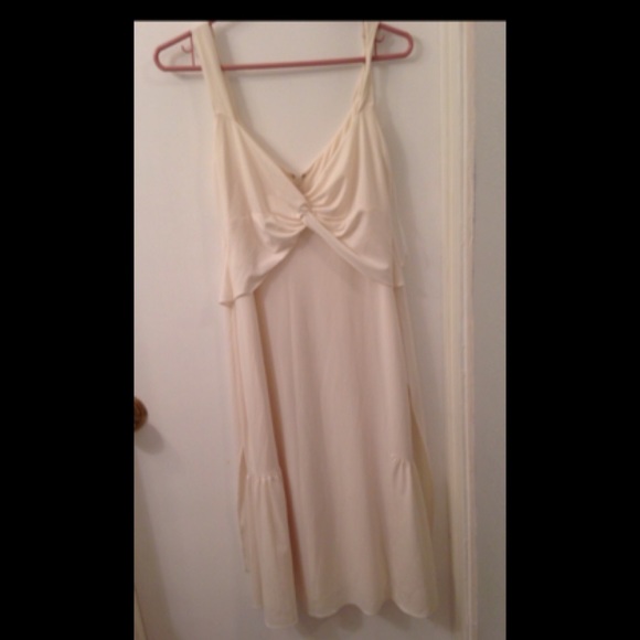 Vera Wang Off White Dress Size 8
