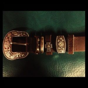 Leather Western Belt
