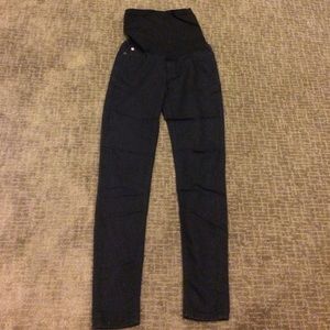 Hudson skinny maternity jeans black 26