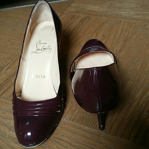 Christian Louboutin Eggplant Pumps