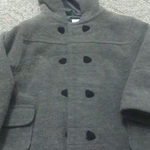 Little boy's sz.4 Gymboree hooded Pea Coat