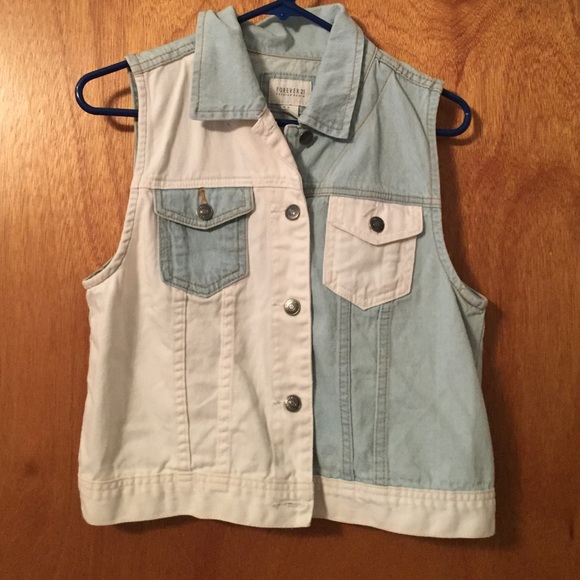 Forever 21 Jean vest