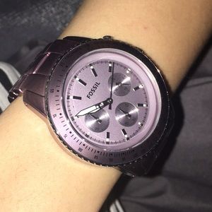 New pink/purple fossil watch