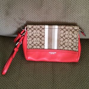 Large Coach wristlet