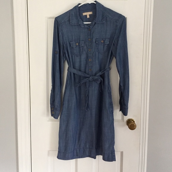 Banana Republic chambray dress, size 2