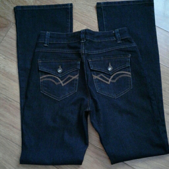 Nine West dark blue jeans boot cut size 2