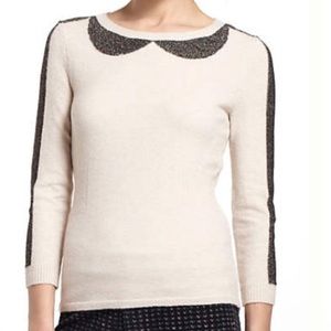 Anthropologie Peter Pan Pretender Sweater