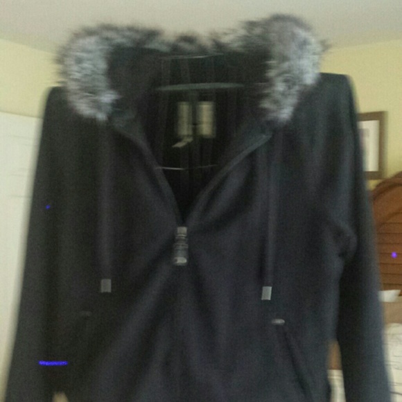 Lined sweat shirt jacket - Picture 1 of 4