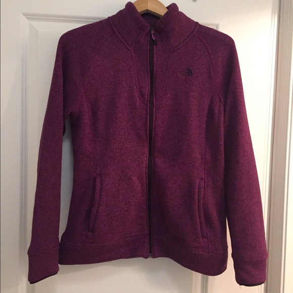 Purple/red North face lightweight jacket