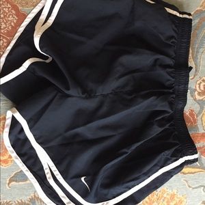 Navy blue Nike Tempo running shorts