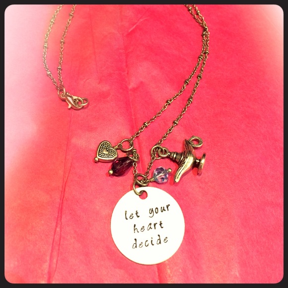 "Let Your Heart Decide" necklace